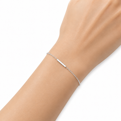 Celeste Bar Silver Bracelet
