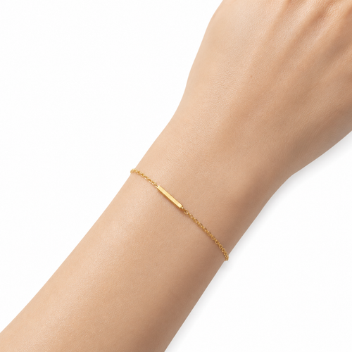 Celeste Bar Gold Bracelet