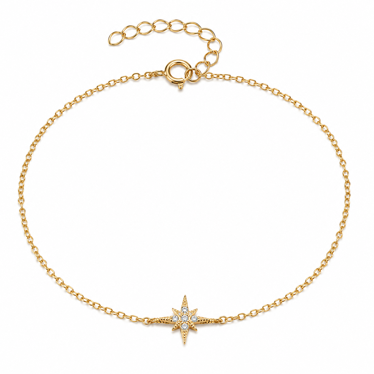 Aurelia Gold North Star Bracelet