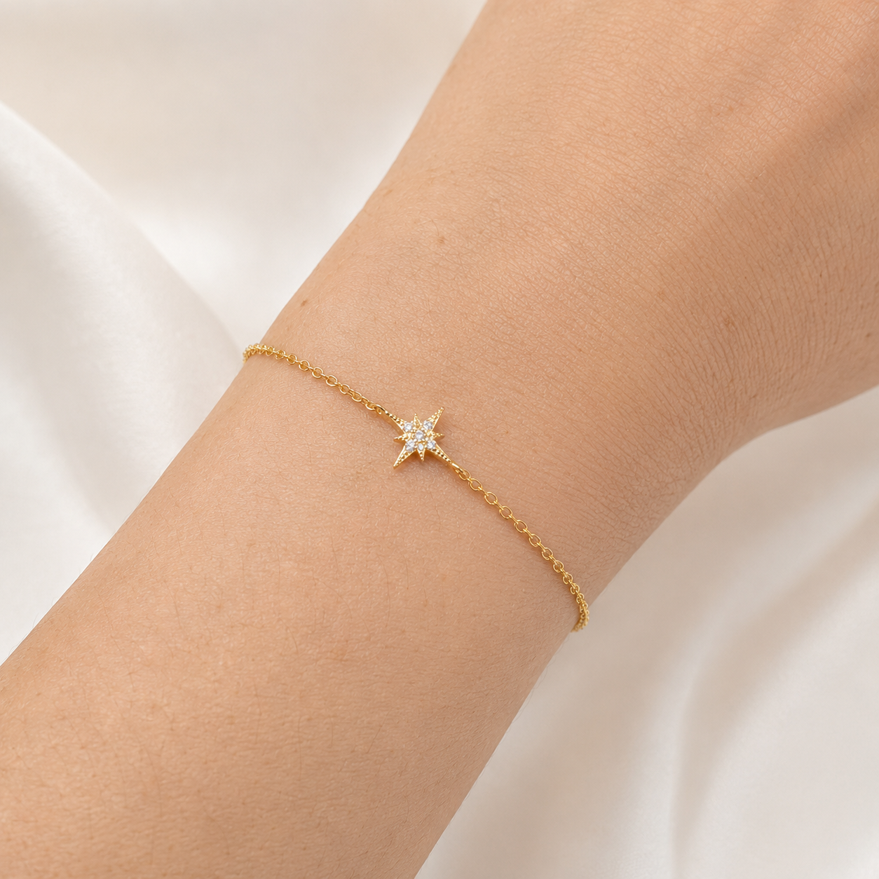 Aurelia Gold North Star Bracelet