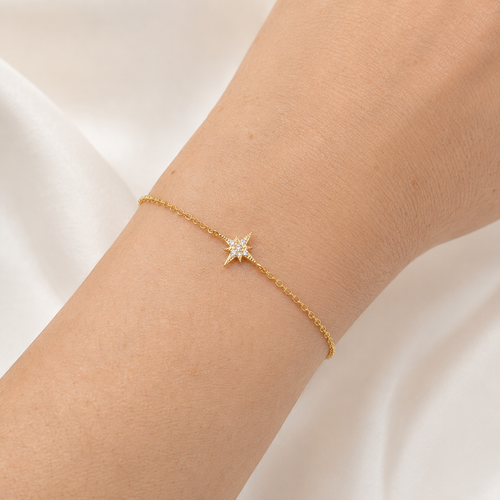 Aurelia Gold North Star Bracelet