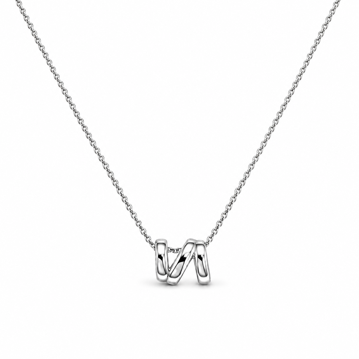 Collier pendentif fleur délicate en vermeil or et oxyde de zirconium