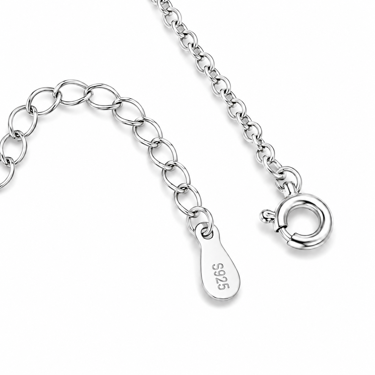 Collier pendentif fleur délicate en vermeil or et oxyde de zirconium