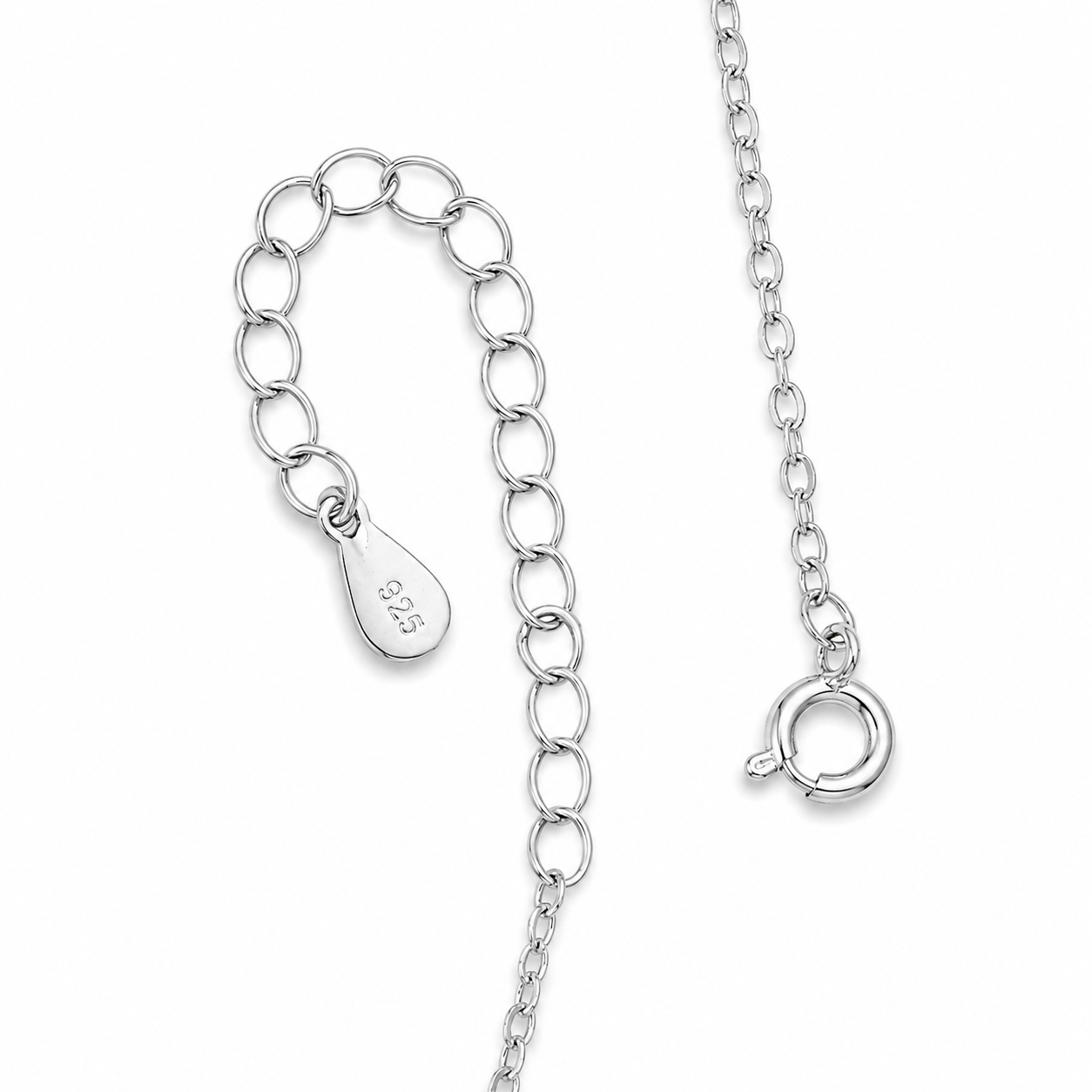 Collier pendentif fleur délicate en vermeil or et oxyde de zirconium