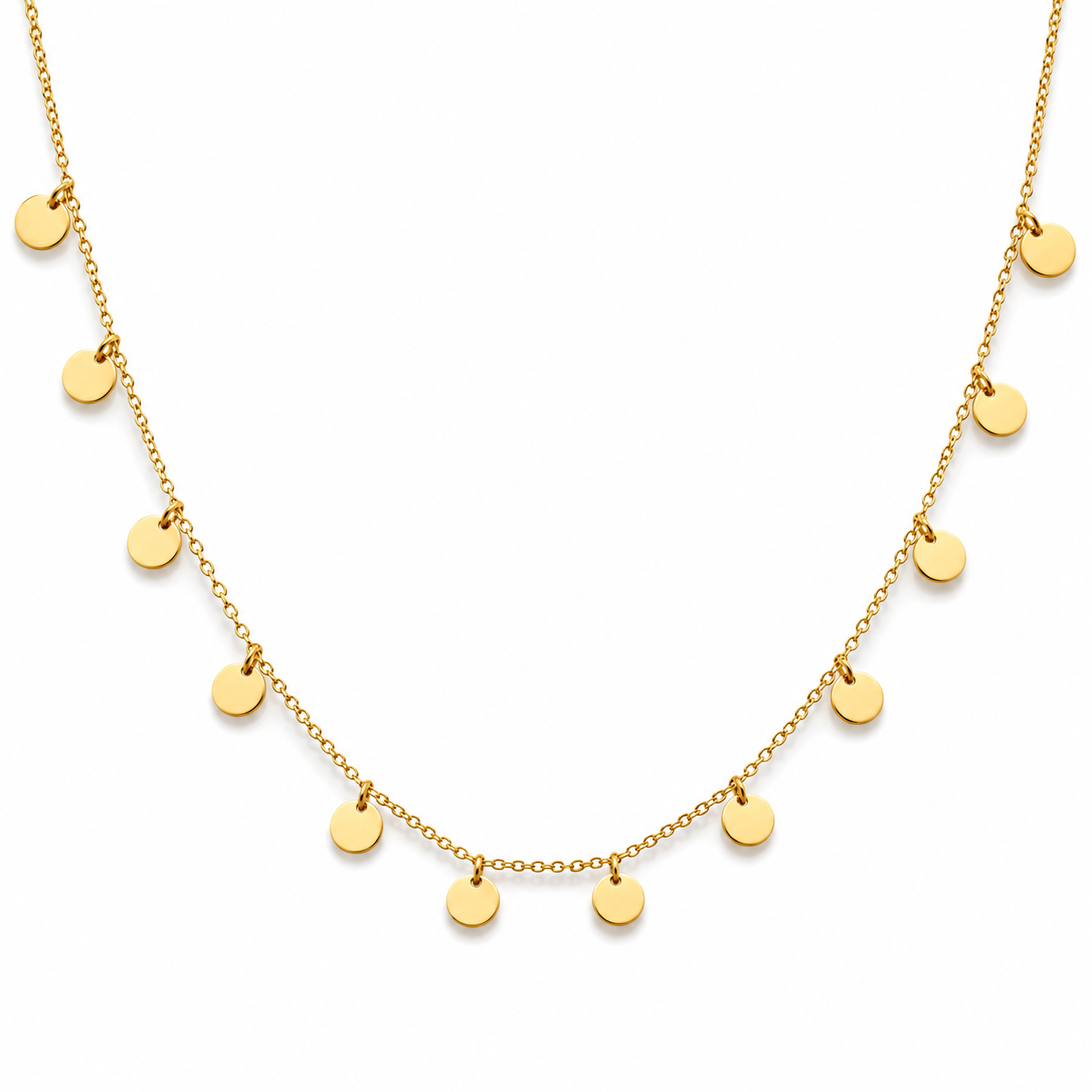 Collier pendentif fleur délicate en vermeil or et oxyde de zirconium