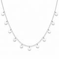 Collier pendentif fleur délicate en vermeil or et oxyde de zirconium
