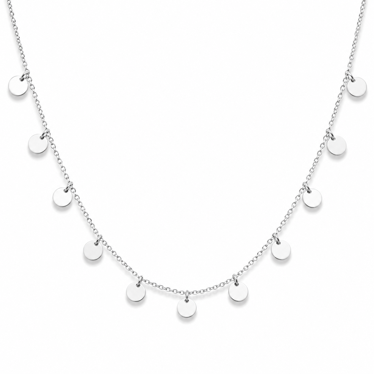 Collier pendentif fleur délicate en vermeil or et oxyde de zirconium