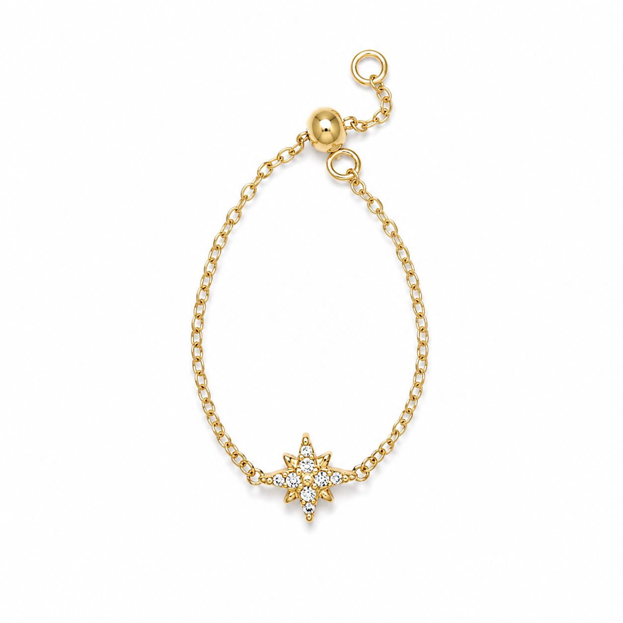 Lumina Gold Adjustable Ring