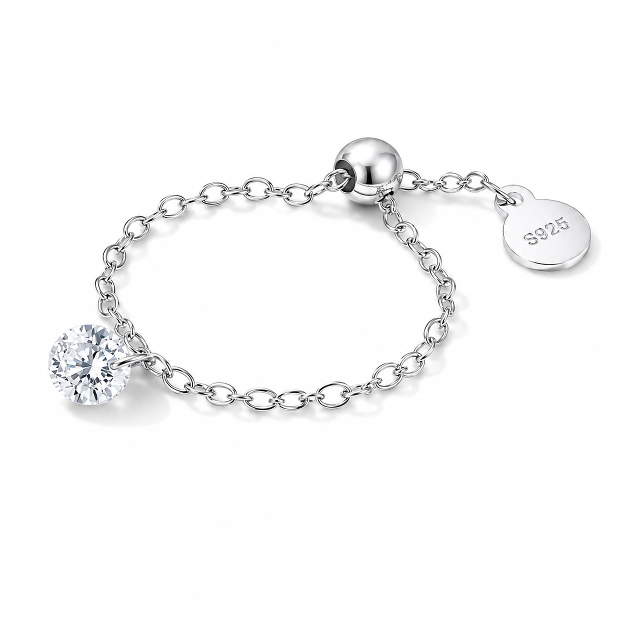 Roxana Silver Adjustable Ring