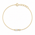 Luz Gold Crystal Bracelet