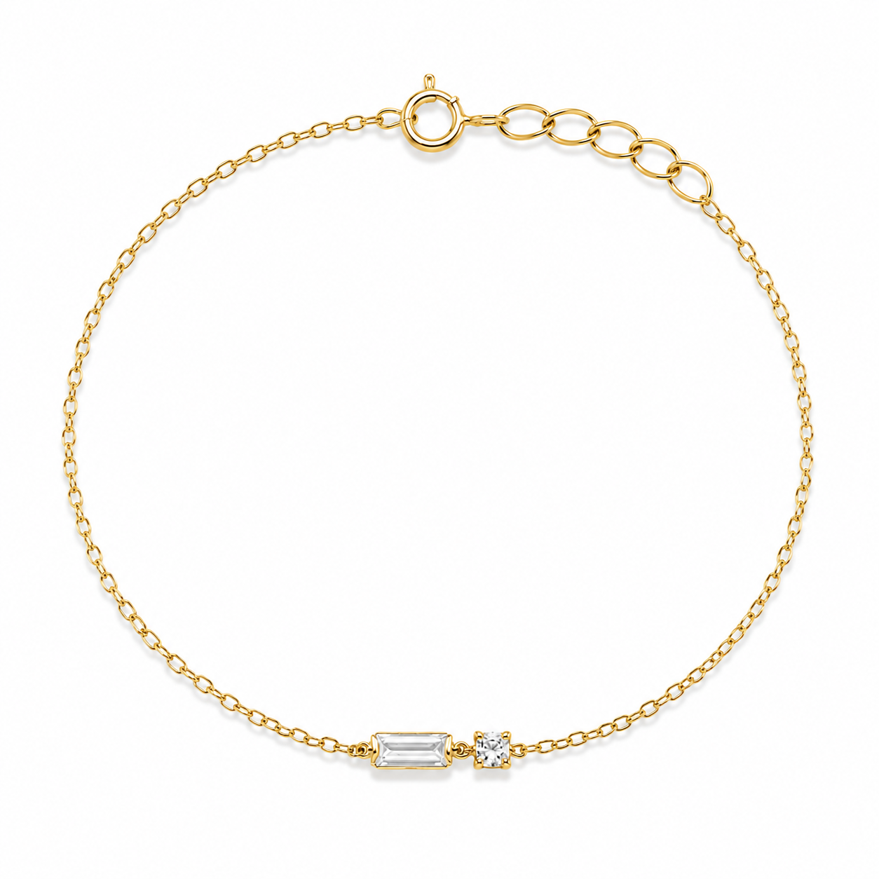 Luz Gold Crystal Bracelet