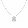 2-in-1 Clover 925 Sterling Silver CZ Pendant Necklace – Four-Heart Convertible Jewelry, Gift for Her