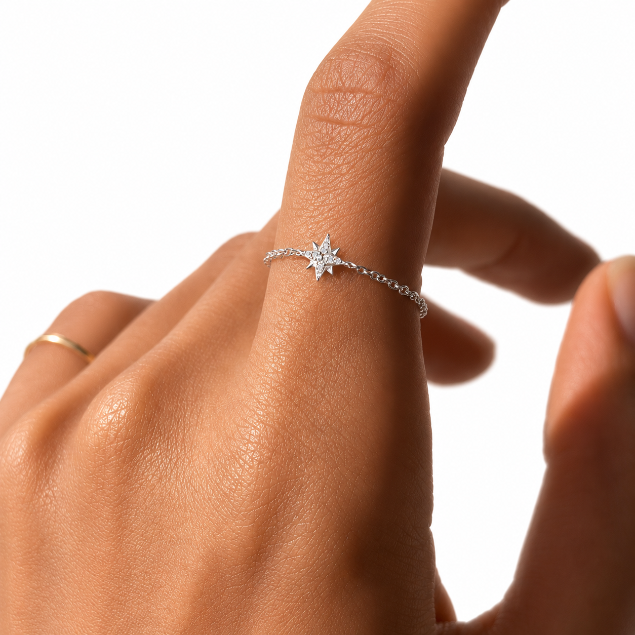 Lumina Silver Adjustable Ring
