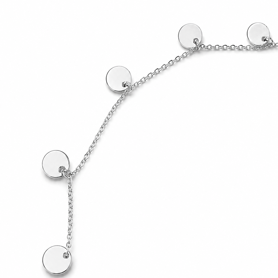 Collier pendentif fleur délicate en vermeil or et oxyde de zirconium