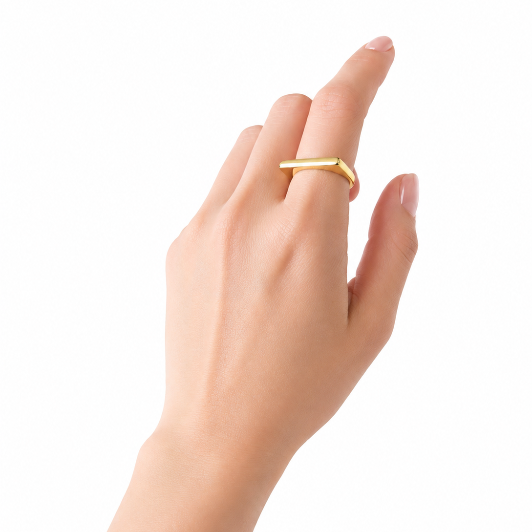Box Type Gold Ring Adjustable